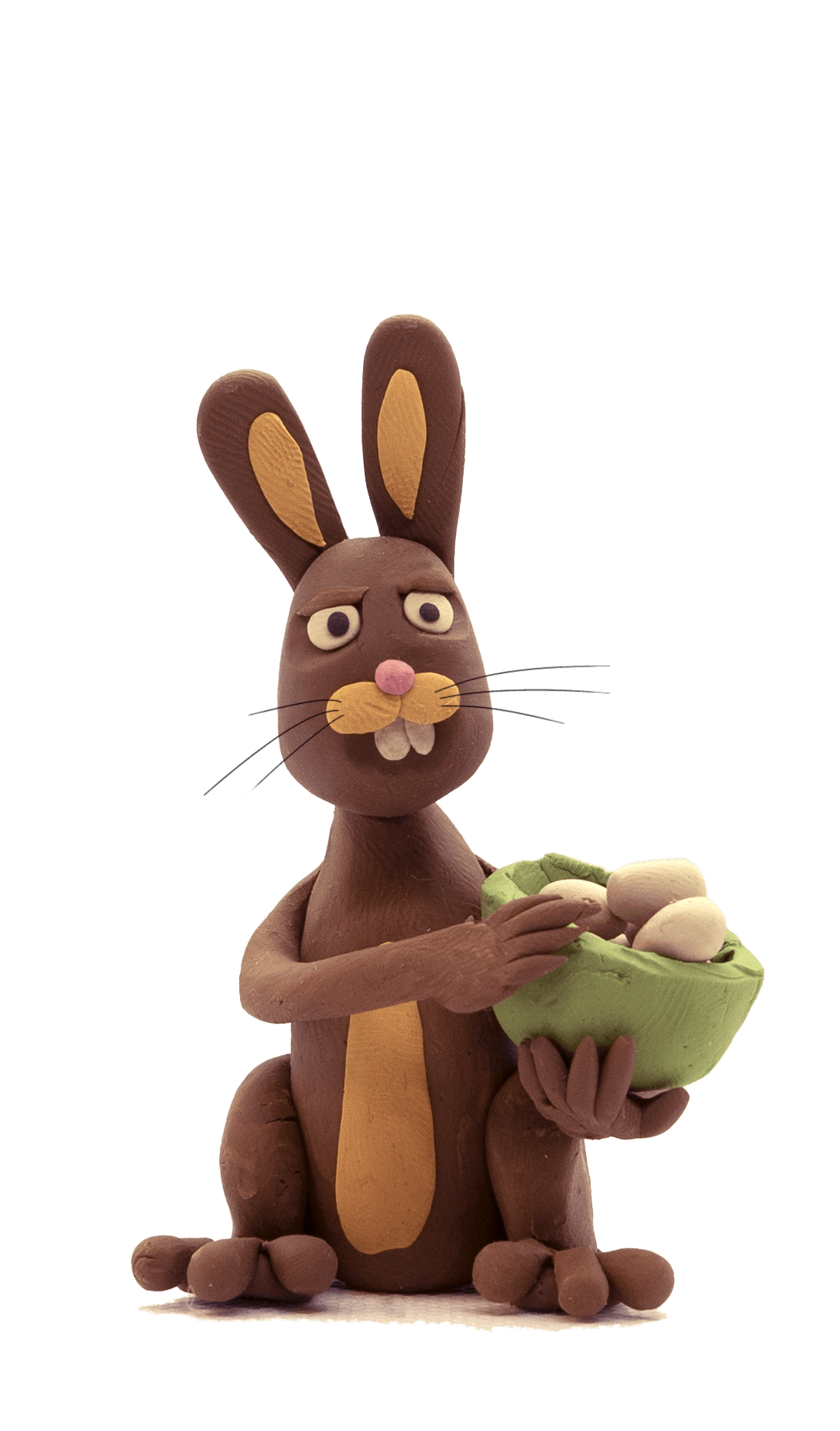 Lapin en pâte à modeler