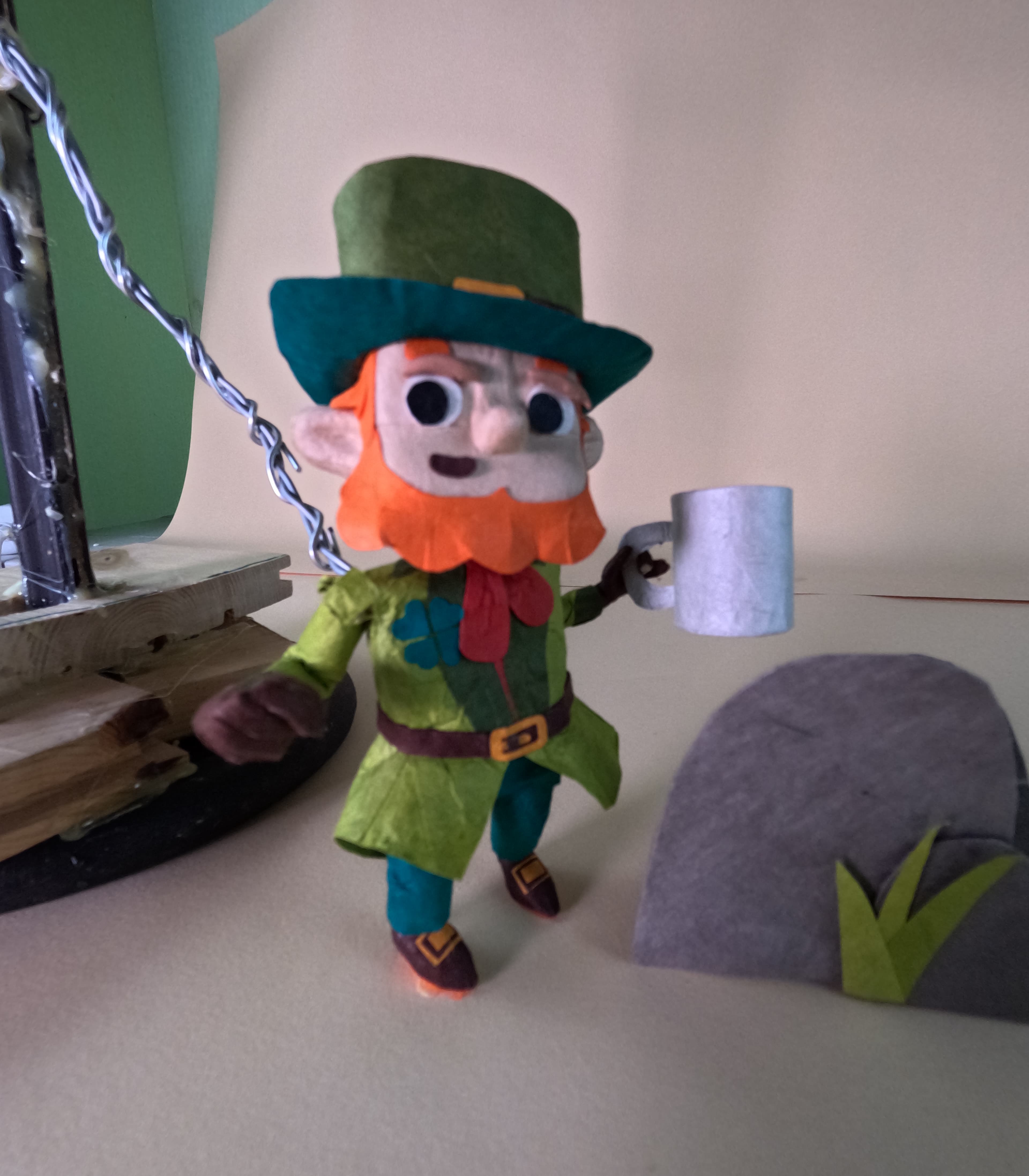 Image extraite du court-métrage stop motion Saint Patrick 2026